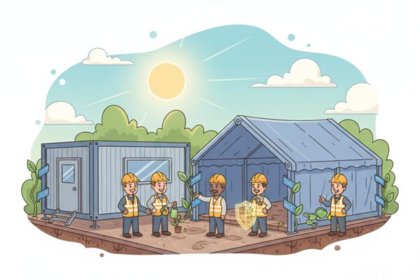 Comment assurer la pérennité des installations temporaires sur chantier?