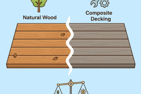Comment choisir entre une terrasse en composite et une terrasse en bois naturel?