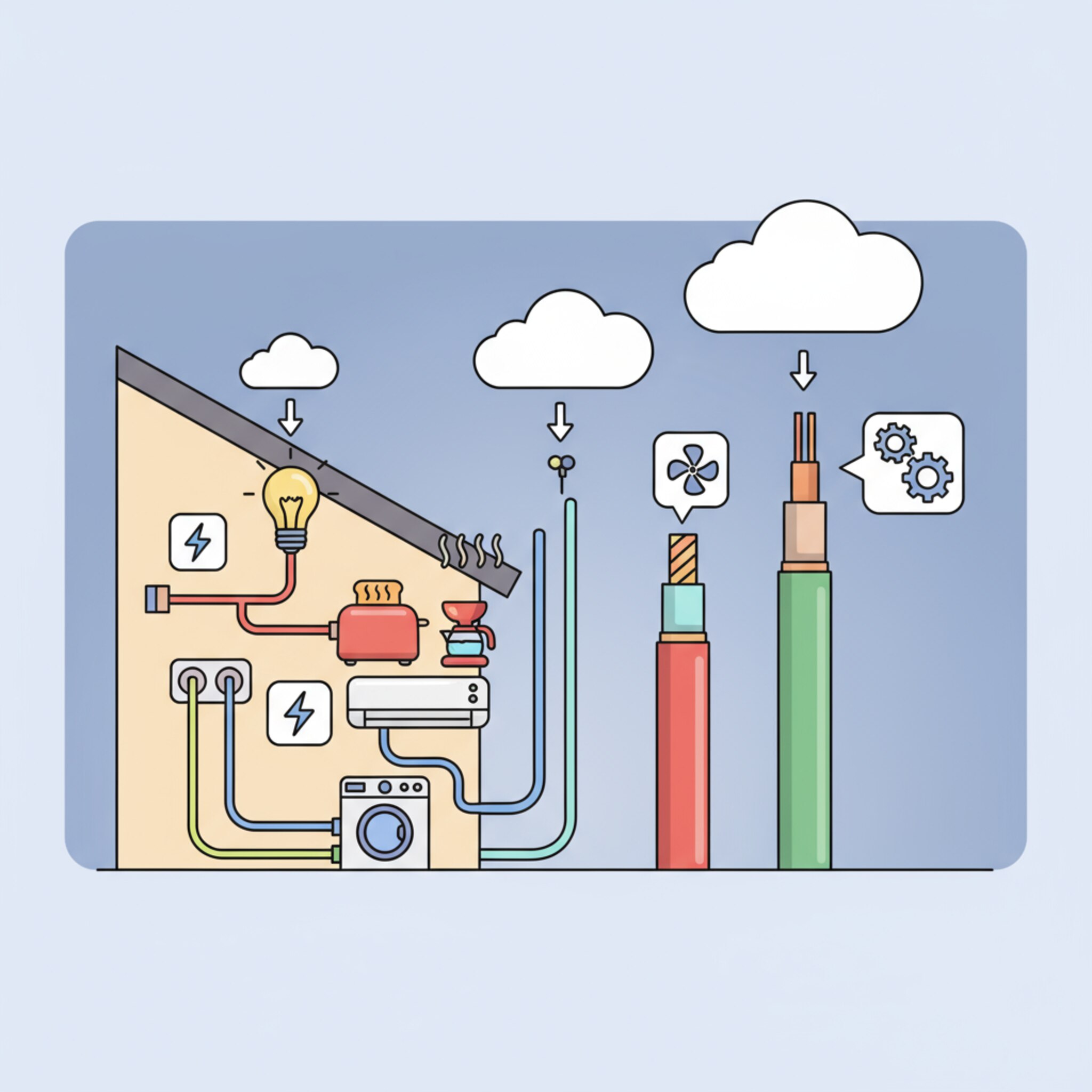 Comment dimensionner les câbles électriques selon la puissance consommée?