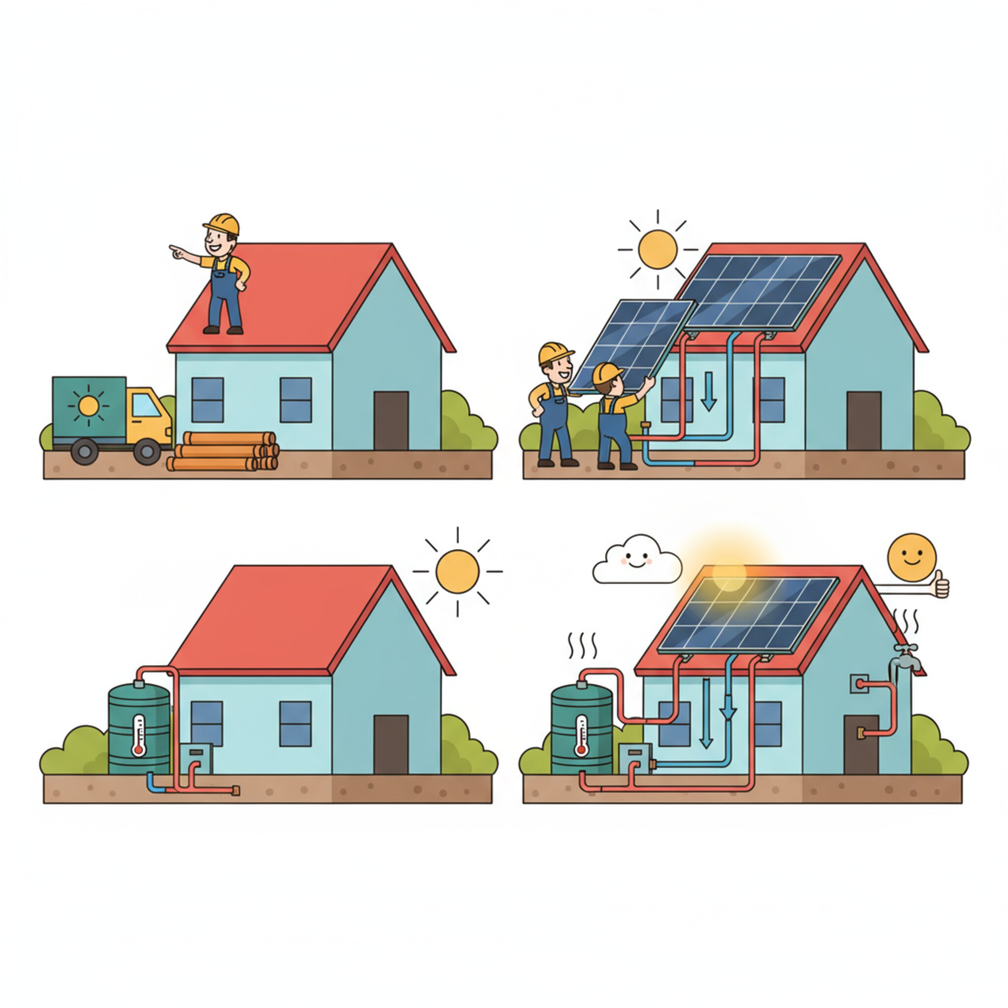 Comment installer un système de chauffage solaire thermique?