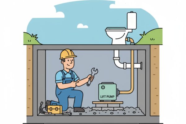 Comment installer une pompe de relevage dans un vide sanitaire?