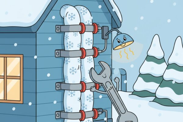 Comment sécuriser la plomberie après une canalisation gelée?