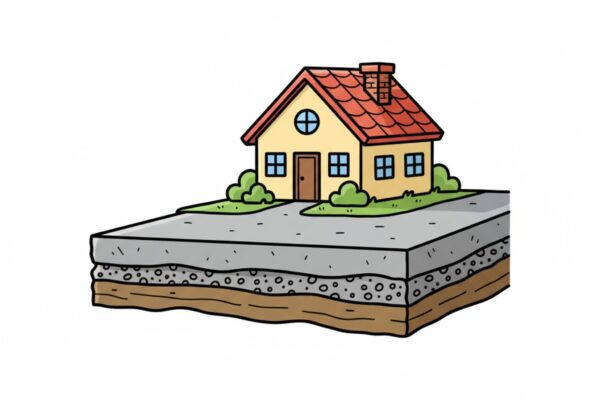 Quelle épaisseur doit avoir une dalle de béton pour une maison individuelle?