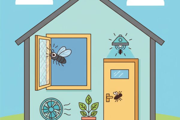 Quels dispositifs pour limiter l’entrée des insectes dans la maison?