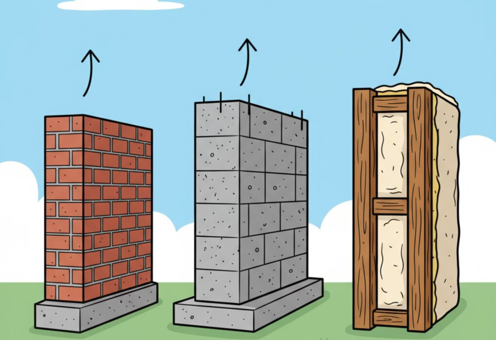 Quels matériaux utiliser pour les murs porteurs?