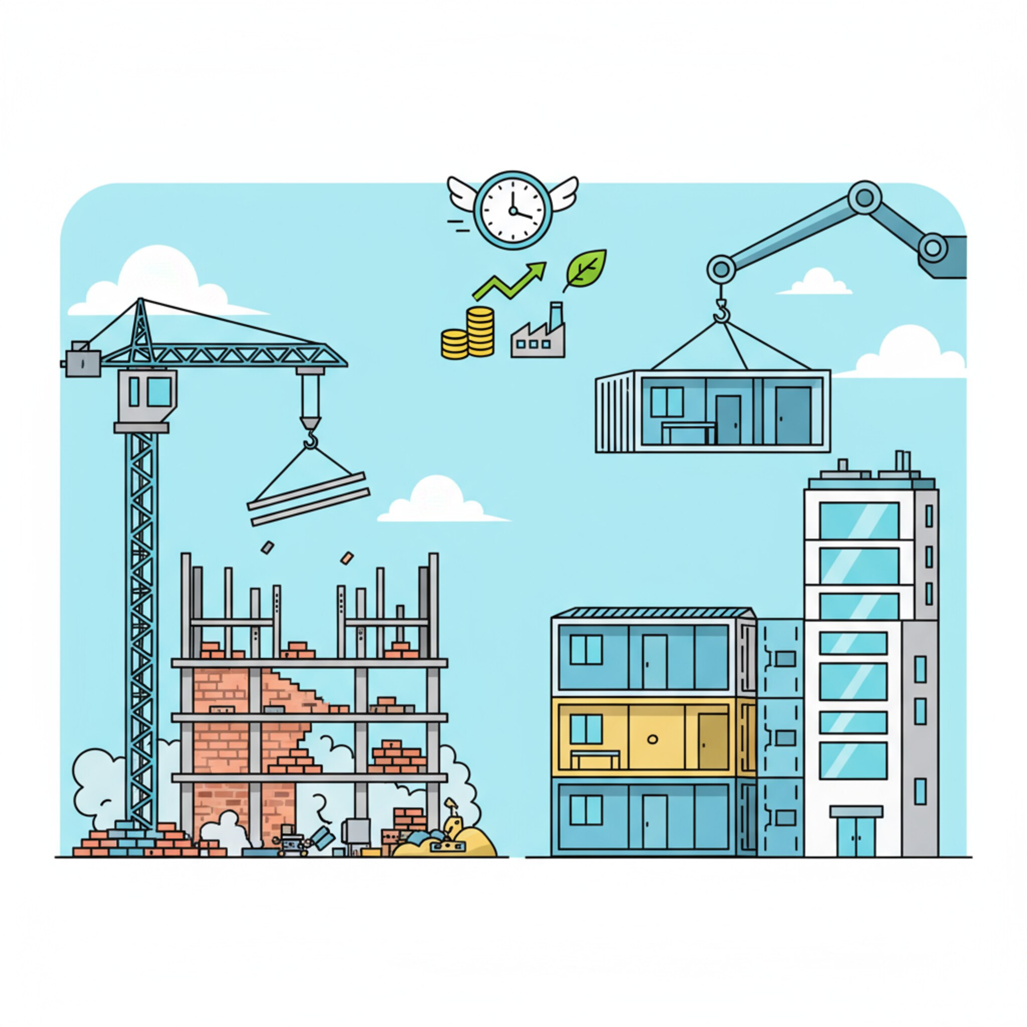 Quels sont les avantages de la préfabrication dans les travaux?