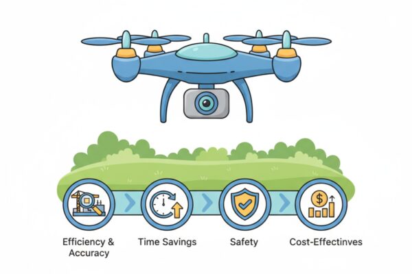 Quels sont les avantages de l’utilisation des drones pour le suivi des travaux?