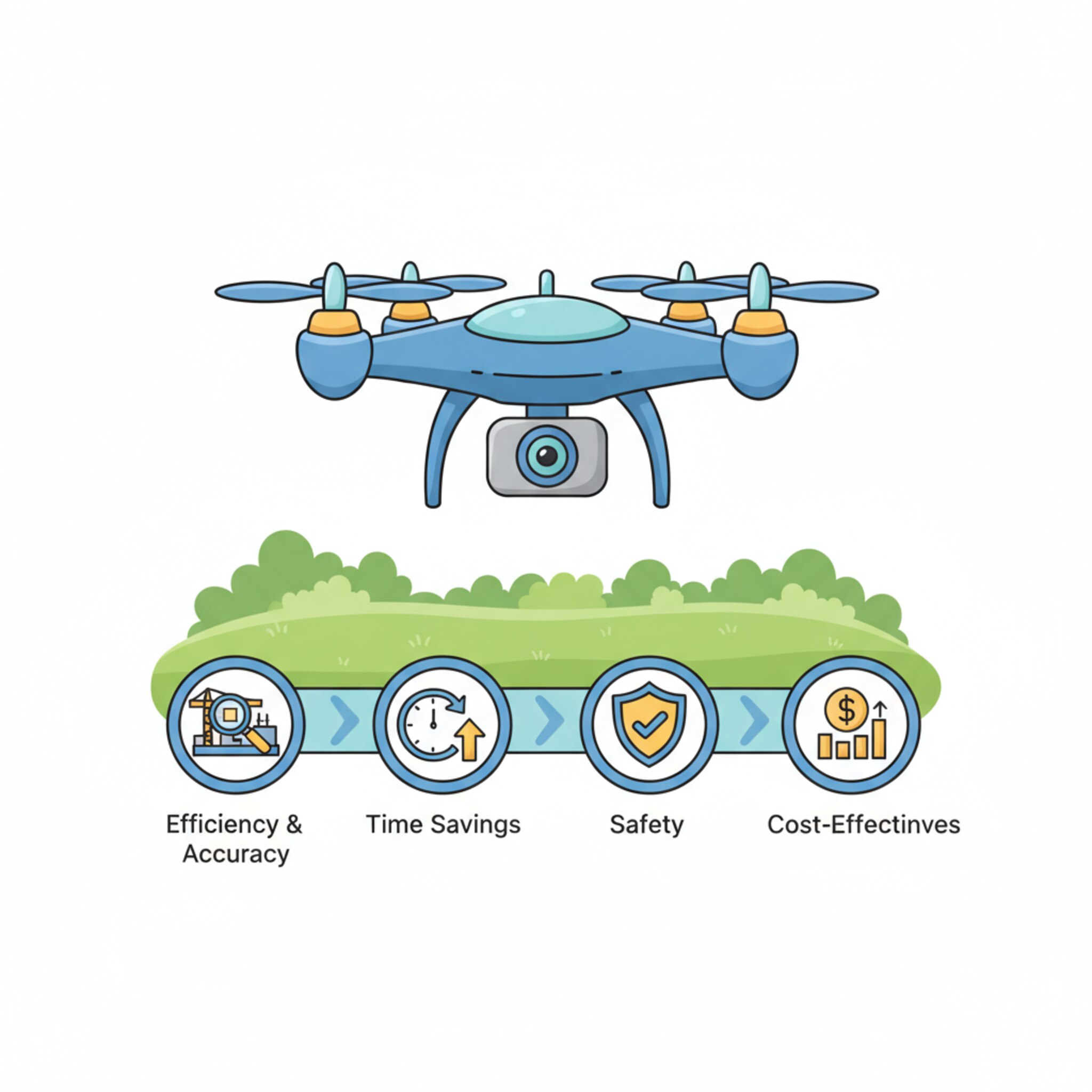 Quels sont les avantages de l’utilisation des drones pour le suivi des travaux?