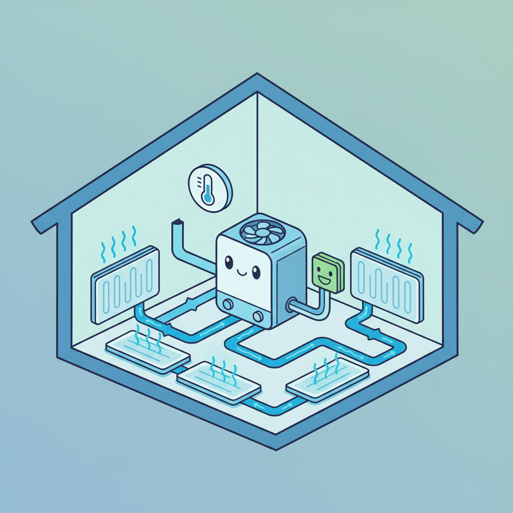 Comment entretenir un circuit de chauffage à basse température?