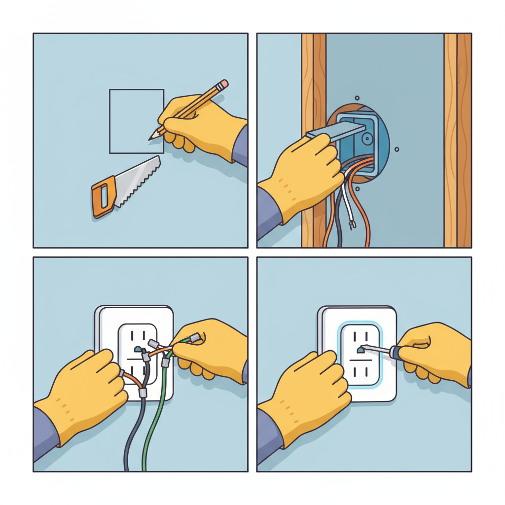 Comment installer une prise USB intégrée dans un mur?