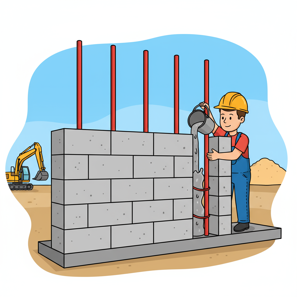 Comment réaliser un chaînage vertical dans un mur en parpaings? Mon — free download