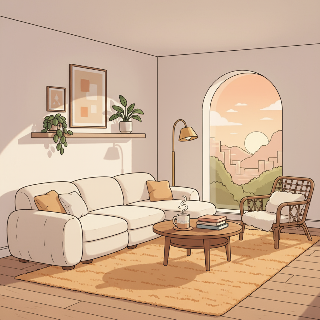 Quel mobilier choisir pour un salon cosy et contemporain?
