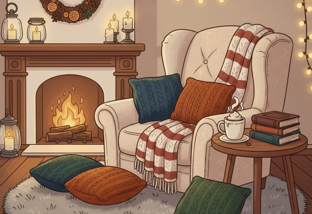 Quels accessoires déco utiliser pour créer une ambiance cocooning en hiver?