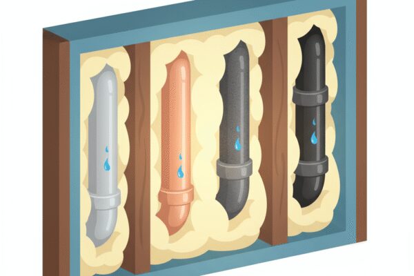 Quels matériaux utiliser pour les tuyaux de plomberie encastrés?