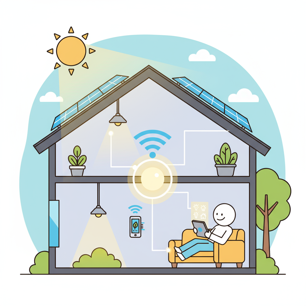 Quels sont les avantages de l’éclairage solaire avec domotique?