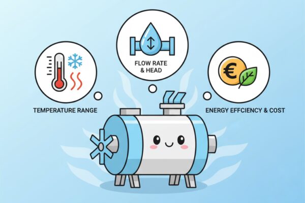 Quels sont les critères pour sélectionner une pompe de circulation de chauffage?