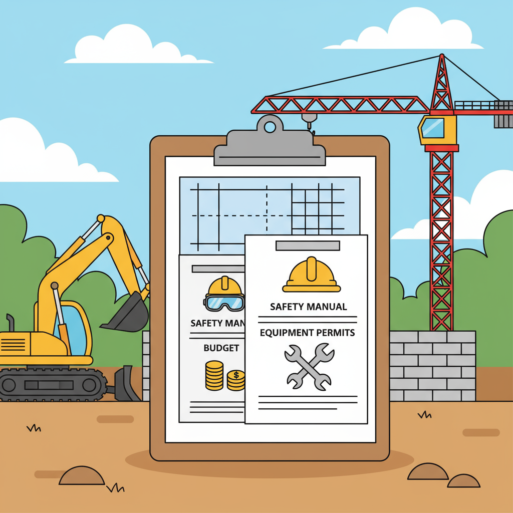 Quels sont les documents indispensables sur un chantier?