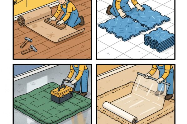 Quels sont les moyens de protéger les sols existants lors des travaux?