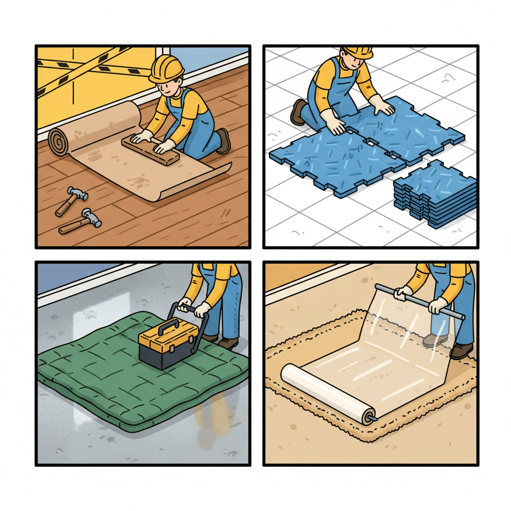 Quels sont les moyens de protéger les sols existants lors des travaux?
