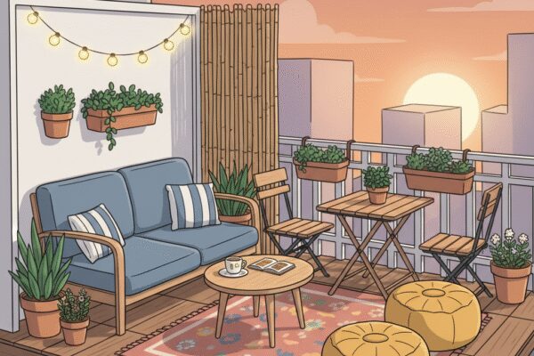 Comment aménager un coin salon extérieur avec peu d’espace?