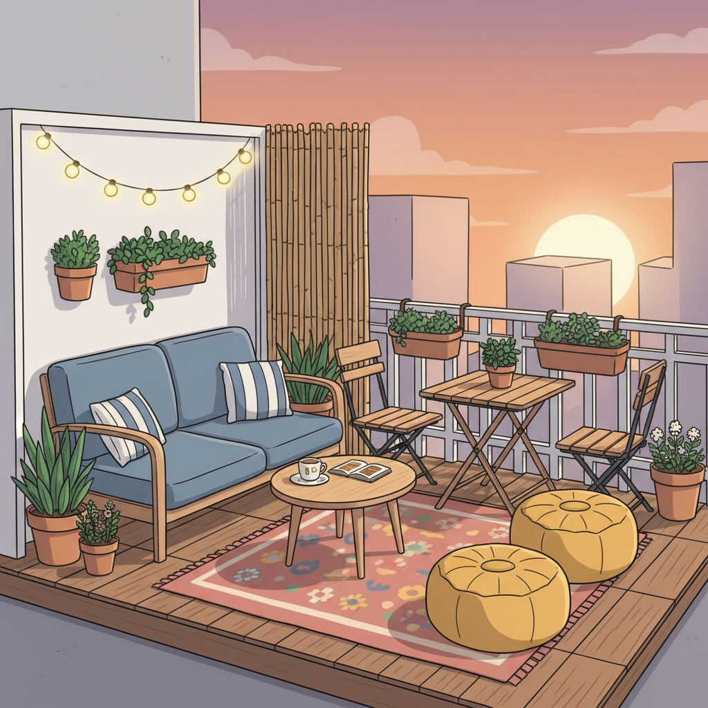 Comment aménager un coin salon extérieur avec peu d’espace?