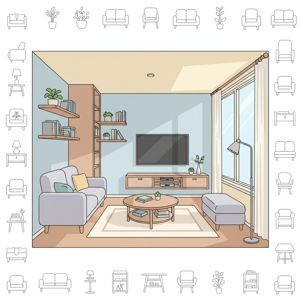 Comment optimiser l’espace dans un petit salon?