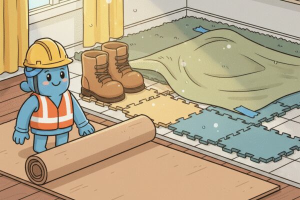 Comment protéger les sols existants pendant des travaux de rénovation?