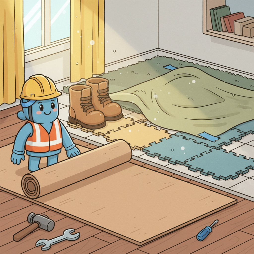 Comment protéger les sols existants pendant des travaux de rénovation?