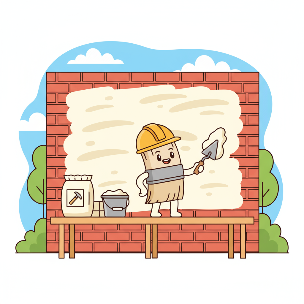 Comment réaliser un enduit de finition sur un mur en briques?