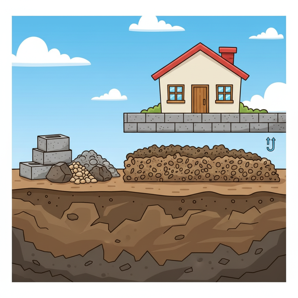 Quels matériaux sont les plus adaptés pour le soubassement?