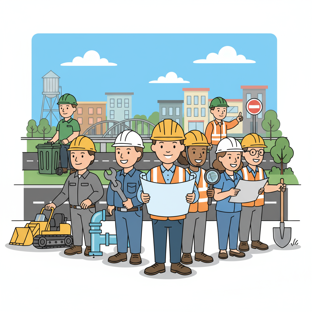 Quels sont les métiers concernés par les travaux publics?