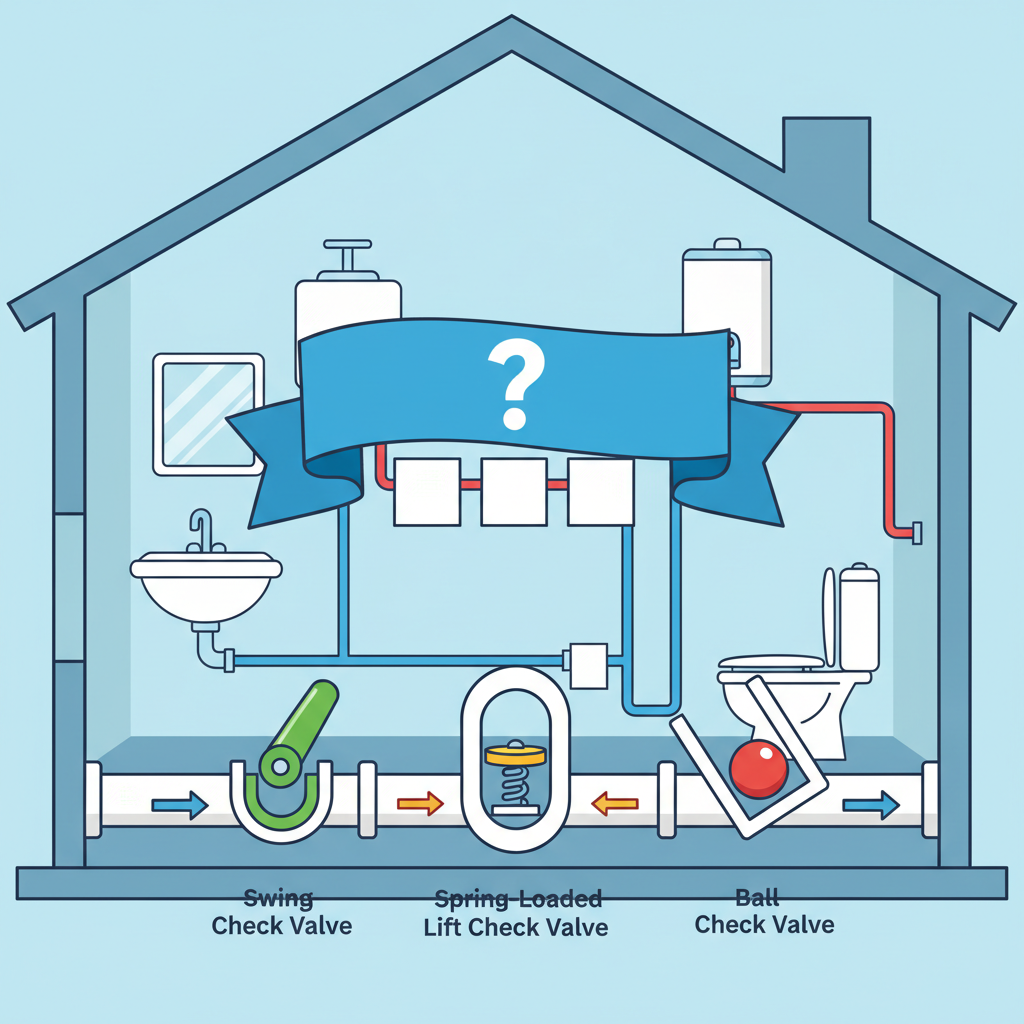 Quels sont les différents types de clapets utilisés en plomberie?