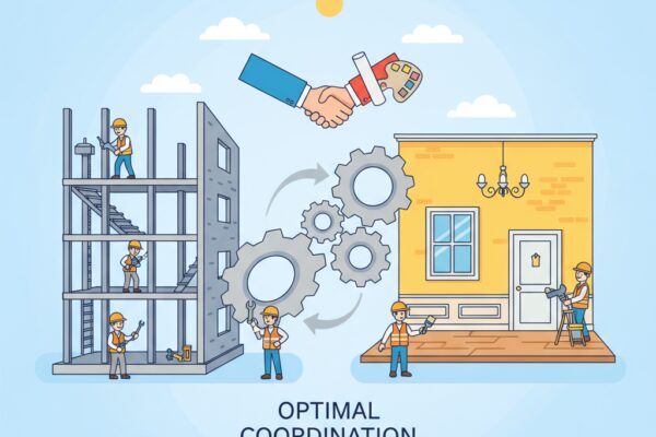 Comment assurer une coordination optimale entre gros œuvre et second œuvre?
