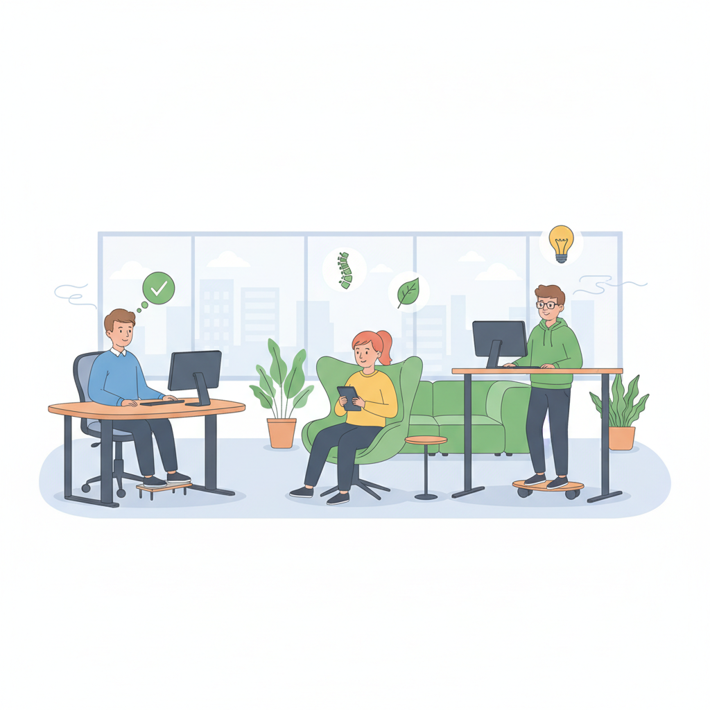 Comment choisir le mobilier pour un bureau ergonomique?