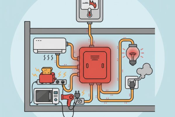 Comment détecter une surcharge électrique dans un circuit domestique?