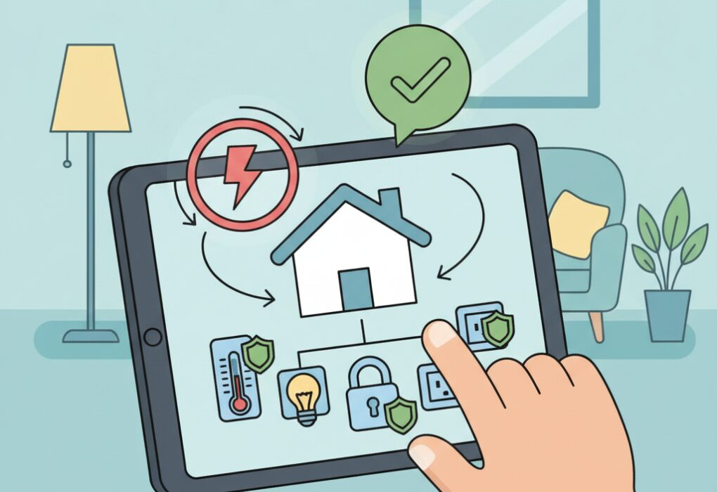 Comment gérer les alertes en cas de surtension dans un système domotique?