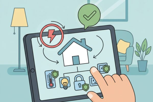 Comment gérer les alertes en cas de surtension dans un système domotique?