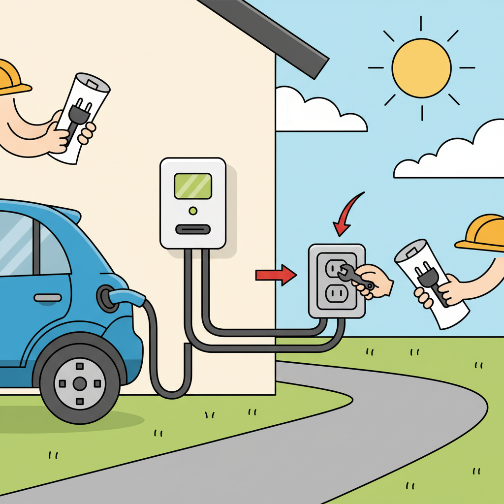 Comment installer des prises de recharge pour véhicules électriques?