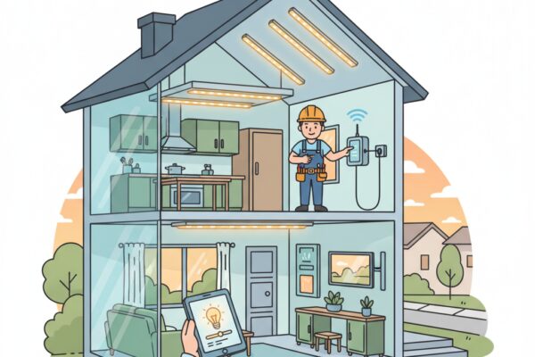 Comment installer un éclairage LED dimmable compatible avec la domotique?