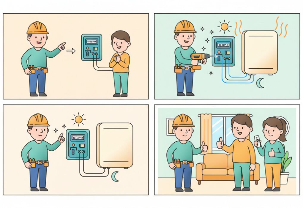 Comment installer un système de chauffage électrique à accumulation?