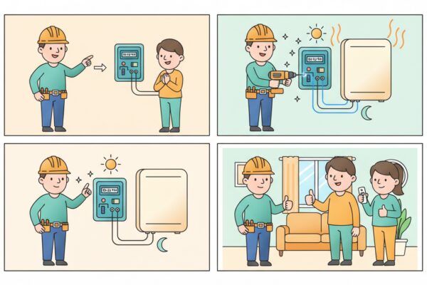 Comment installer un système de chauffage électrique à accumulation?