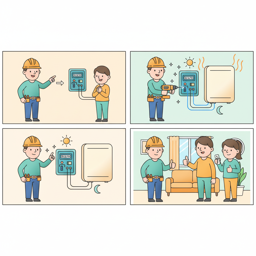 Comment installer un système de chauffage électrique à accumulation?