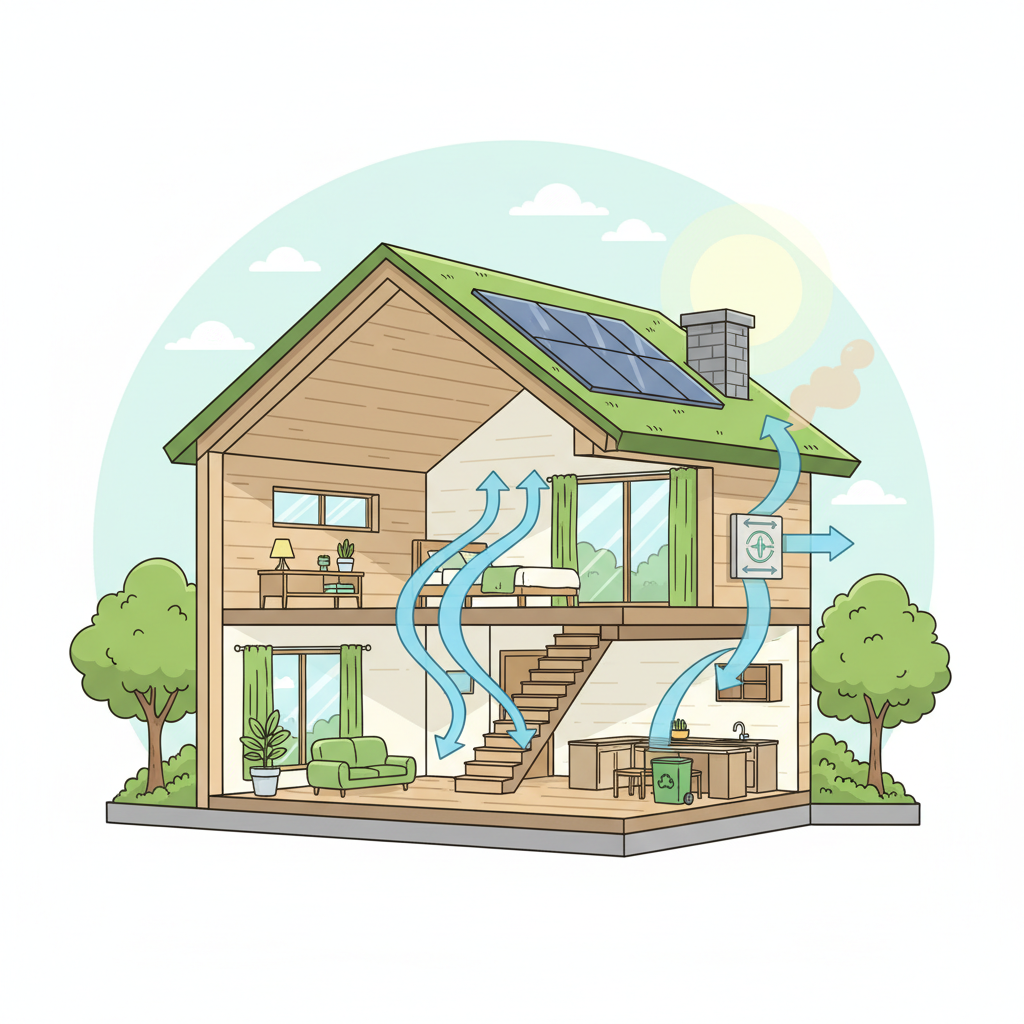 Comment prévoir la ventilation pour une maison écologique?