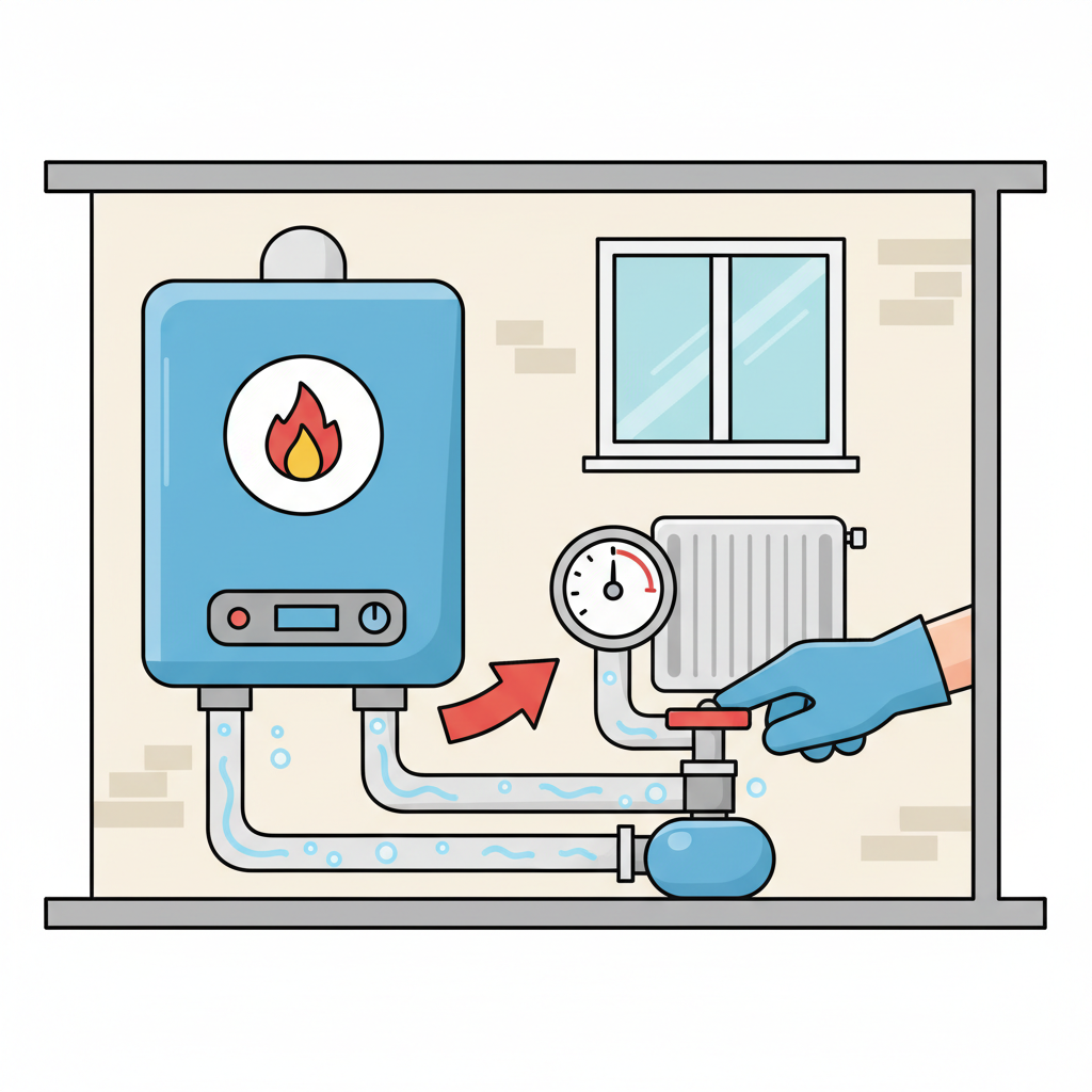 Comment régler la pression d’un circuit de chauffage?