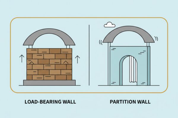 Quelle est la différence entre un mur porteur et une cloison?