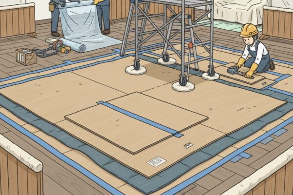 Quelles précautions prendre pour préserver un plancher ancien lors des travaux?