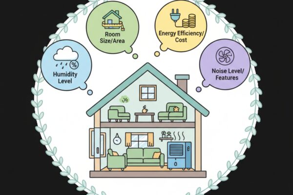 Quels sont les critères pour choisir un déshumidificateur pour une maison?