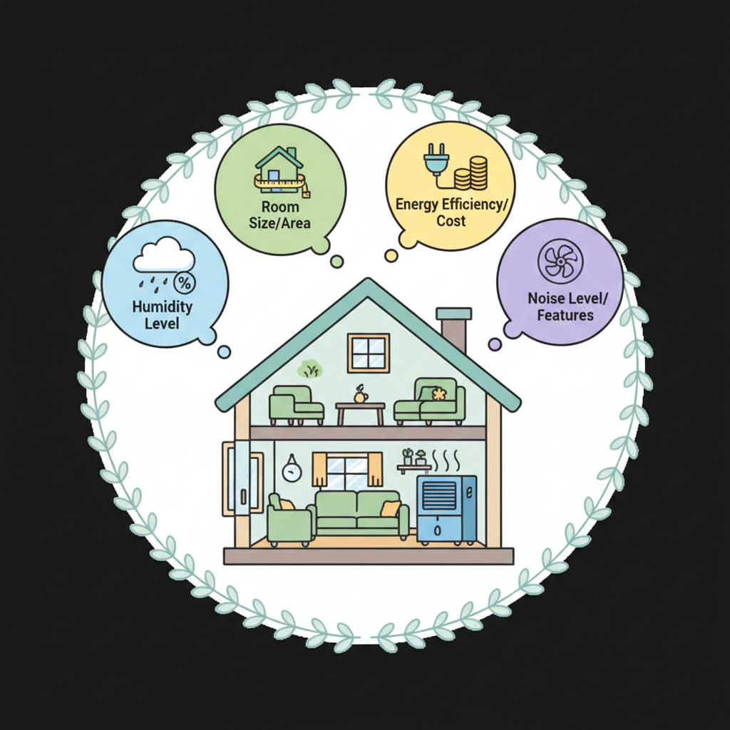 Quels sont les critères pour choisir un déshumidificateur pour une maison?