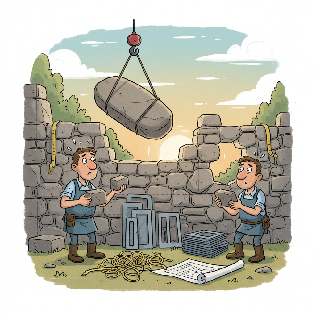 Quels sont les enjeux du calepinage dans une maçonnerie traditionnelle?