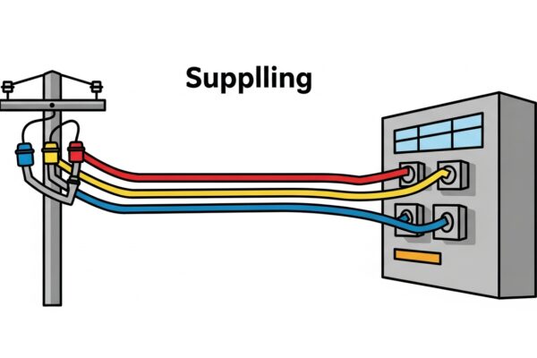 Comment alimenter une installation électrique en triphasé?